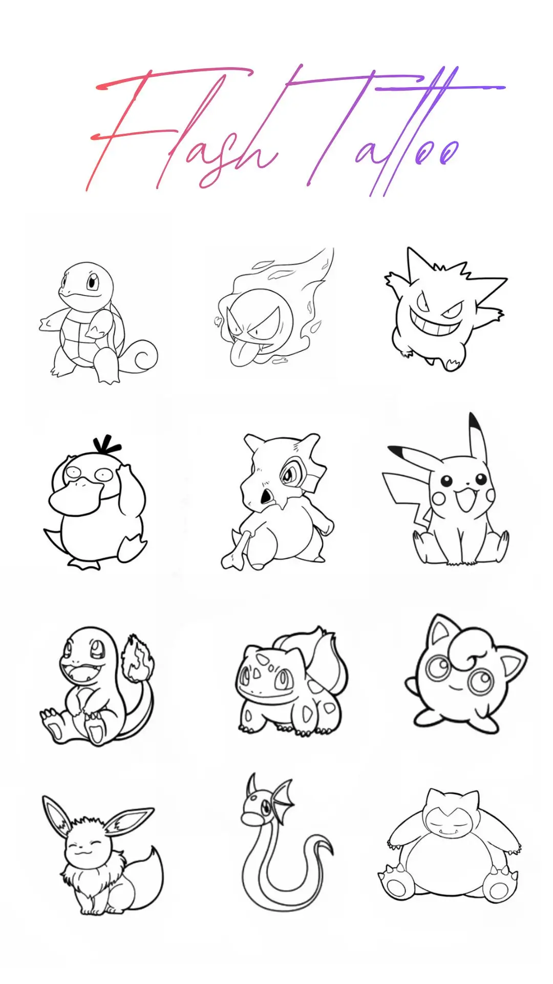 flash tattoos