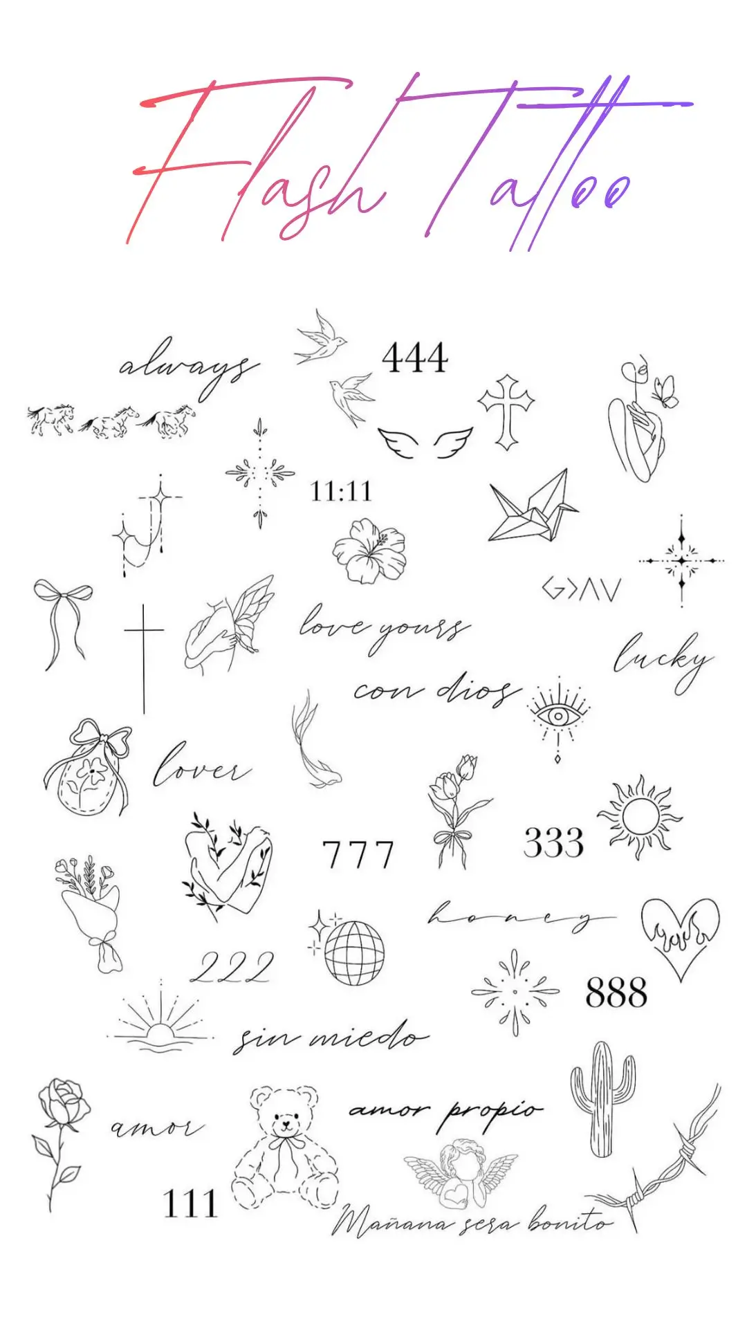 flash tattoos